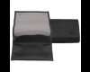 Black Vinyl Rollup Snap Tobacco Pouch